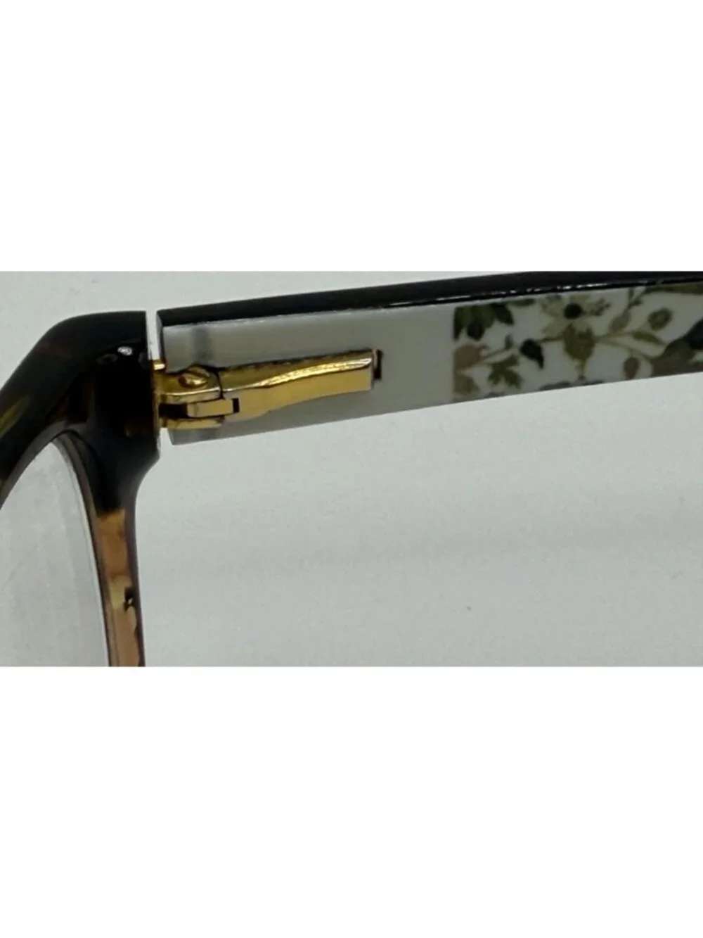 Tory Burch Ty2031 3154 Floral Print Tortoise Eyeglasses 49-17-135 FRAMES ONLY